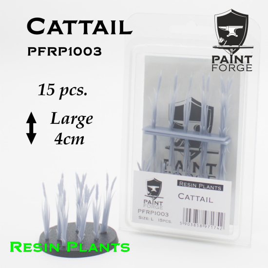 Paint Forge: Cattail – pałki wodne, rozmiar L – 15 szt.